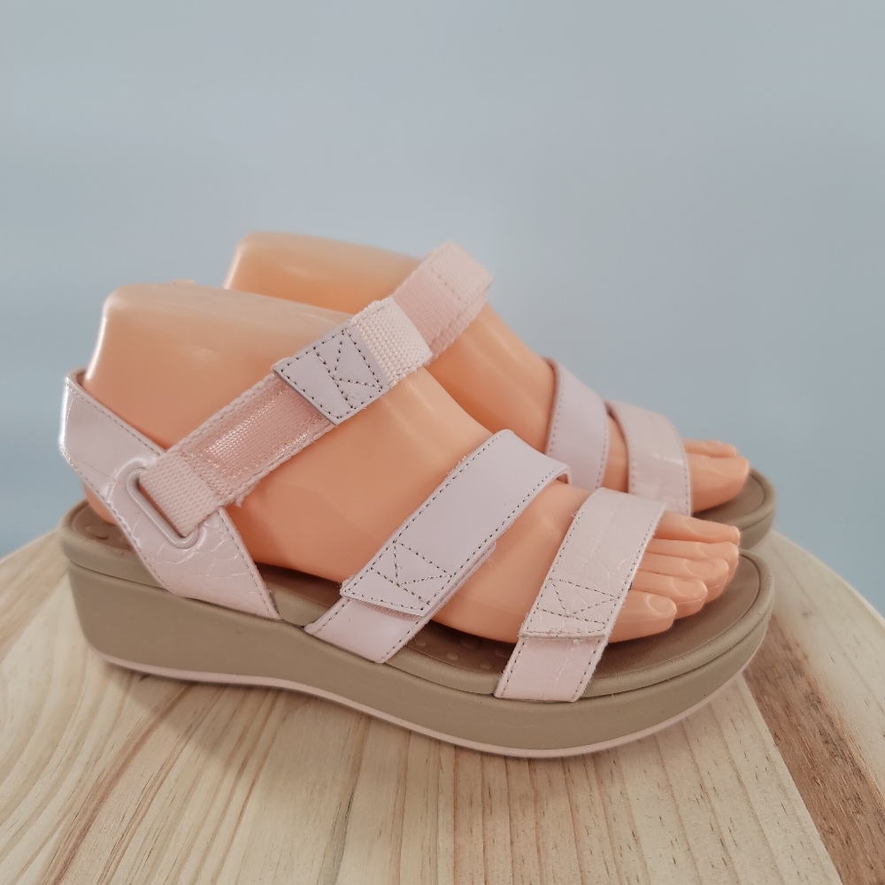 Vionic Misty Adjustable Strappy Wedge Sandals Com… - image 1